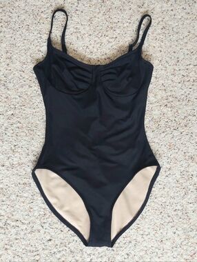 Eddie Bauer Black Slimsuit Swimsuit Size 10